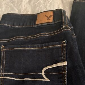 American Eagle Outfitters Dark Blue Skinny Jeans
